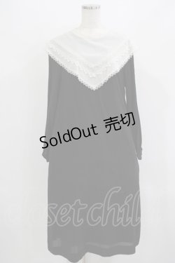 画像1: Jane Marple / ピューリタンカラーのドレス  ブラック H-25-08-02-029-JM-OP-KB-ZH