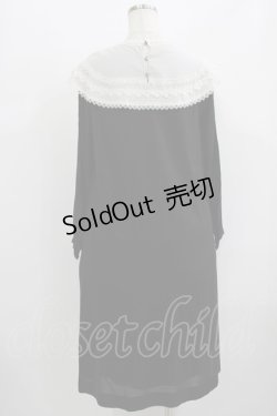 画像3: Jane Marple / ピューリタンカラーのドレス  ブラック H-25-08-02-029-JM-OP-KB-ZH