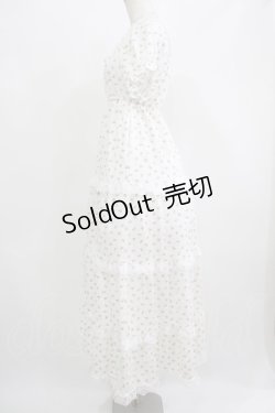 画像2: merry jenny / petit flowerパフワンピース  オフホワイト H-25-08-02-030-LO-OP-KB-ZH