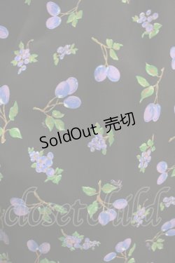 画像4: MILK / ベリー・ルージュドレス  ブラック×パープルベリー H-25-08-02-032-ML-OP-KB-ZH