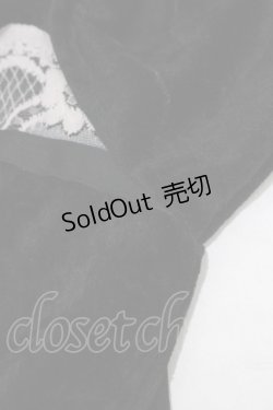 画像5: MILK / レーシーベロアワンピース  ブラック×ピンク H-25-08-02-038-ML-OP-KB-ZH