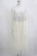画像1: Candy Stripper / LINGERIE LAYERED DRESS 2 オフ H-25-08-02-040-PU-OP-KB-ZH (1)