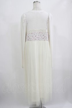 画像3: Candy Stripper / LINGERIE LAYERED DRESS 2 オフ H-25-08-02-040-PU-OP-KB-ZH