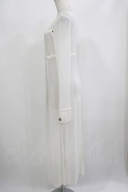 画像2: Rozen Kavalier / シアーロングカーディガン  白 H-25-08-02-041-OO-TO-KB-ZH