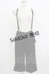 BPN / サス付き蝙蝠フラップハーフパンツ M 黒 H-25-08-02-046-GO-PA-KB-ZH