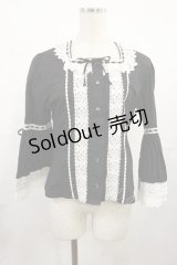 BABY,THE STARS SHINE BRIGHT / スクエアあき姫袖ブラウス Free ブラック H-25-08-02-1035-BA-BL-NS-ZH