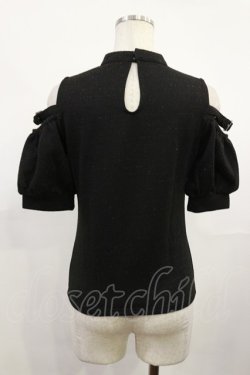 画像2: EATME / ベルトデザインオープンショルダーリブTOP Free ブラック/ピンク H-25-08-02-1036-LO-TO-NS-ZH