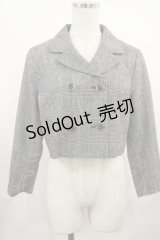 an another angelus / グレンチェックショートジャケット Free BLACK H-25-08-02-1037-CA-JA-NS-ZH