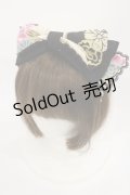 metamorphose / 花鳥風月〜乙女のはなごろも〜リボンカチューシャ  黒紅 H-25-08-02-1042-ME-AC-NS-ZH