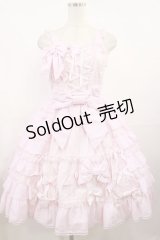 Angelic Pretty / 恋するお姫様ジャンパースカート Free ピンク H-25-08-02-1003-AP-OP-NS-ZH
