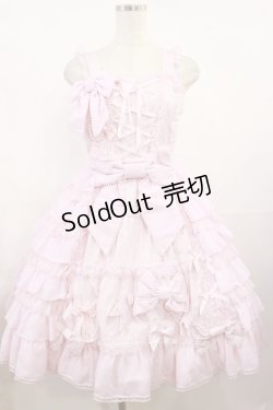 画像1: Angelic Pretty / 恋するお姫様ジャンパースカート Free ピンク H-25-08-02-1003-AP-OP-NS-ZH