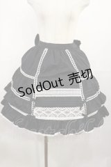 Angelic Pretty / 2重フリルピンタックスカート Free ブラック H-25-08-02-1009-AP-SK-NS-ZH