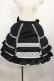 画像1: Angelic Pretty / 2重フリルピンタックスカート Free ブラック H-25-08-02-1009-AP-SK-NS-ZH (1)
