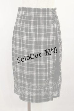 画像1: EATME / レーススリットタイトスカート M ミックス H-25-08-02-1022-LO-SK-NS-ZH