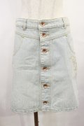 Cherir la femme / デニムスカート M ブルー H-25-08-02-1023-LO-SK-NS-ZH
