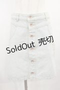 Cherir la femme / デニムスカート M ブルー H-25-08-02-1023-LO-SK-NS-ZH