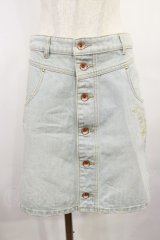 Cherir la femme / デニムスカート M ブルー H-25-08-02-1023-LO-SK-NS-ZH