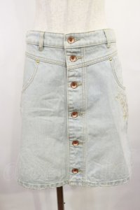 Cherir la femme / デニムスカート M ブルー H-25-08-02-1023-LO-SK-NS-ZH