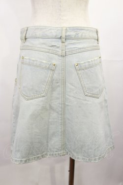 画像2: Cherir la femme / デニムスカート M ブルー H-25-08-02-1023-LO-SK-NS-ZH