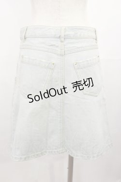 画像2: Cherir la femme / デニムスカート M ブルー H-25-08-02-1023-LO-SK-NS-ZH