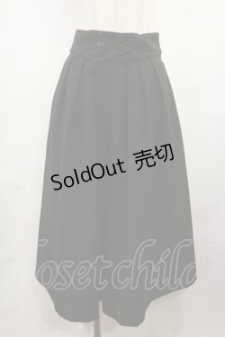 画像1: F&A / ウエストダブル釦ロングキュロット Free BLACK H-25-08-02-1025-LO-PA-NS-ZH