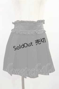 画像1: Jamie エーエヌケー / ウエスト合皮プリーツスカパン M ブラック H-25-08-02-1026-LO-SK-NS-ZH