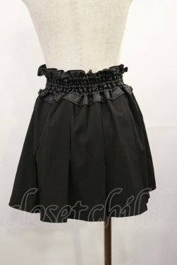 画像2: Jamie エーエヌケー / ウエスト合皮プリーツスカパン M ブラック H-25-08-02-1026-LO-SK-NS-ZH