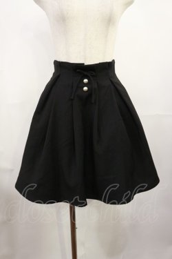 画像1: evelyn / パールリボンスカート S ブラック H-25-08-02-1028-LO-SK-NS-ZH