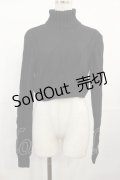 Jamie エーエヌケー / バタフライネックレス付きケーブルニット M ブラック H-25-08-02-1030-LO-TO-NS-ZH