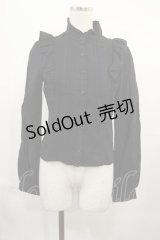 EATME / ラッフルブラウス Free ブラック H-25-08-02-1033-LO-BL-NS-ZH
