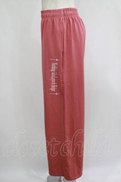 画像2: NieR Clothing / ロゴ刺繍入り PINK WIDE PANTS  ピンク H-25-08-02-052-PU-PA-KB-ZH