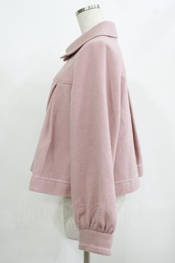 画像2: Emily Temple cute / タックフレアショートコート  ピンク H-25-08-02-058-ET-CO-KB-ZH