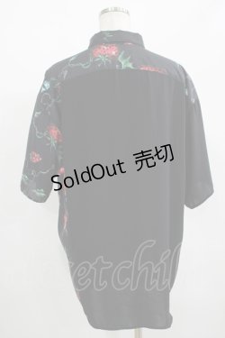 画像3: MILKBOY / DEVIL BERRYシャツ  クロベース×クロ H-25-08-02-064-MB-BL-KB-ZH