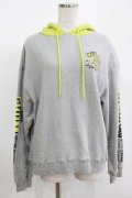 Candy Stripper / CANDYS CHUM BICOLOR HOODIE  グレー H-25-08-02-065-PU-TO-KB-ZH