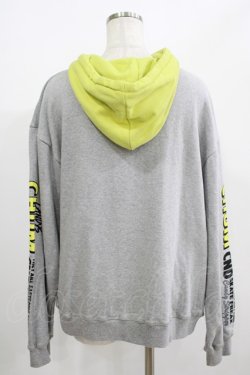 画像3: Candy Stripper / CANDYS CHUM BICOLOR HOODIE  グレー H-25-08-02-065-PU-TO-KB-ZH