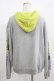 画像3: Candy Stripper / CANDYS CHUM BICOLOR HOODIE  グレー H-25-08-02-065-PU-TO-KB-ZH (3)