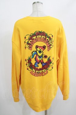 画像3: Candy Stripper / TIE DYE DEAD BEAR SWEAT 2 GOLD YELLOW H-25-08-02-067-PU-TO-KB-ZH