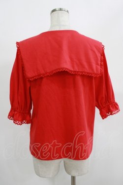 画像3: Candy Stripper / SAILOR COLLAR   レッド H-25-08-02-068-PU-TO-KB-ZH