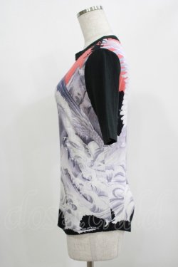 画像2: Jean Paul GAULTIER / プリントTシャツ 40 黒 H-25-08-02-072-GO-TO-KB-ZH