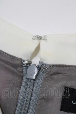 画像4: Jane Marple / Ribbon stripe jacquardのパブリックドレス  グレー H-25-08-02-006-JM-OP-KB-ZH