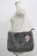 画像1: Katie / FUR bag  グレー H-25-08-02-075-LO-BG-KB-ZH (1)