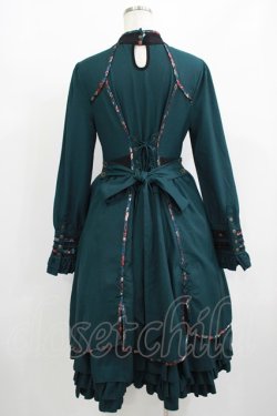 画像3: Ozz oneste / フリルチャイナワンピース  グリーン H-25-08-02-007-OO-OP-KB-ZH