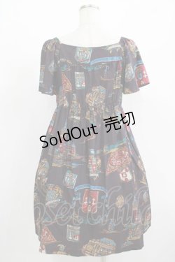 画像3: Jane Marple / スーベニアエンブレムワンピース  ボルドー H-25-08-02-009-JM-OP-KB-ZH