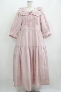 Candy Stripper / SHIRLEY FRILL DRESS  ピンク H-25-08-02-012-PU-OP-KB-ZH