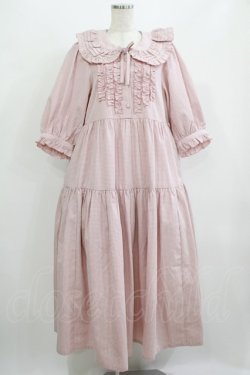 画像1: Candy Stripper / SHIRLEY FRILL DRESS  ピンク H-25-08-02-012-PU-OP-KB-ZH