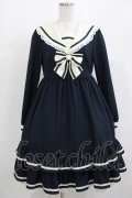 Melody BasKet / フリルセーラーワンピース  ネイビー H-25-08-02-021-LO-OP-KB-ZH