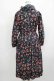 画像3: Jane Marple Dans Le Salon / Flowers of Jouy layered dress  ネイビー H-25-08-02-023-JM-OP-KB-ZH (3)
