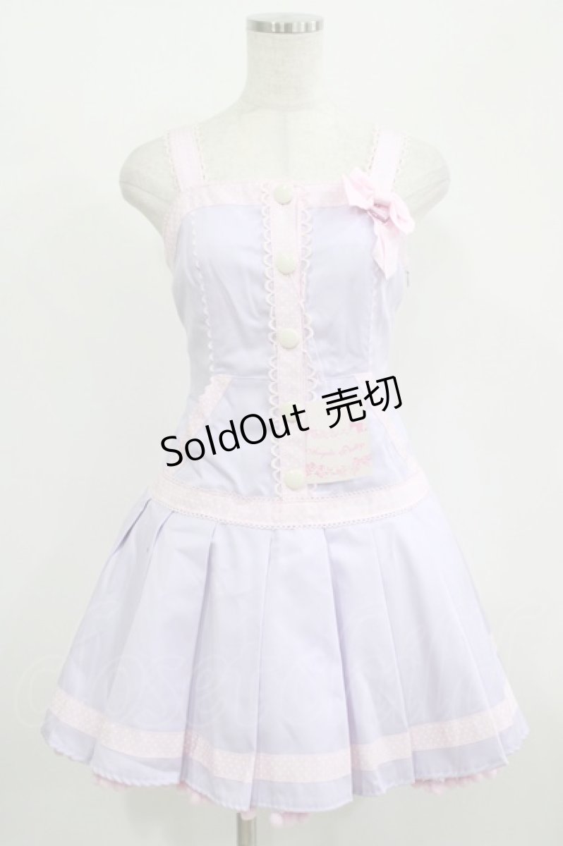 画像1: Angelic Pretty / POP DAYジャンパースカート Free ラベンダー H-25-08-03-028-AP-OP-NS-ZH (1)