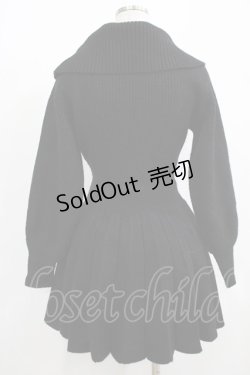 画像3: NICE CLAUP / ニットワンピース Free ブラック H-25-08-03-029-PU-OP-NS-ZH