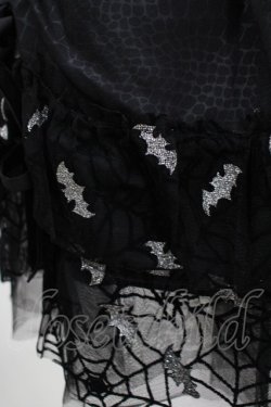 画像4: Qutie Frash / 蝙蝠チュールワンピース Free ブラック H-25-08-03-032-QU-OP-NS-ZH